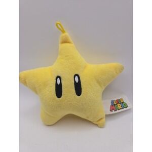 Nintendo Super Mario Bros. Super Star 6" Plush Little Buddy Official 2024
